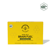 Beekeepers Naturals Royal Jelly Brain Fuel, Memory and Focus Liquid Vials, 6-Pack