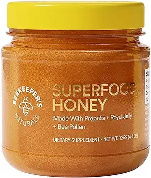Beekeeper's Naturals Superfood with Honey Propolis, Royal Jelly, & Bee Pollen, 4.4 oz