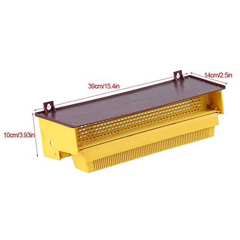 Plastic Bee Bee Hive Pollen Trap 10 Frame Bee Pollen Trap Yellow Plastic Trap With Removable Ventilated Pollen Tray Collect Pollen Collector Supplied