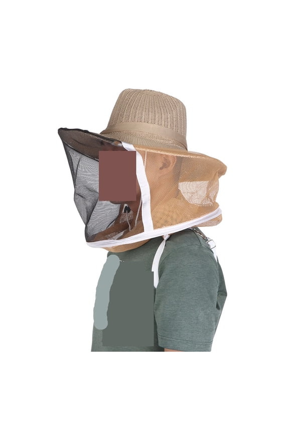 Beekeeping Cowboy Hat Breathable Fireproof Beekeeping Veil Face Protector ,Comfortable and Sturdy