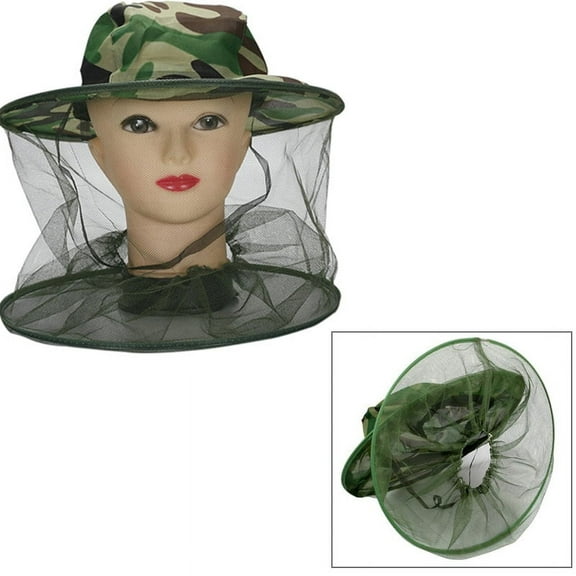 Beekeeping Cowboy Hat Mosquito Bee Insect Net Veil Head. Protector Cap Face Z4S0