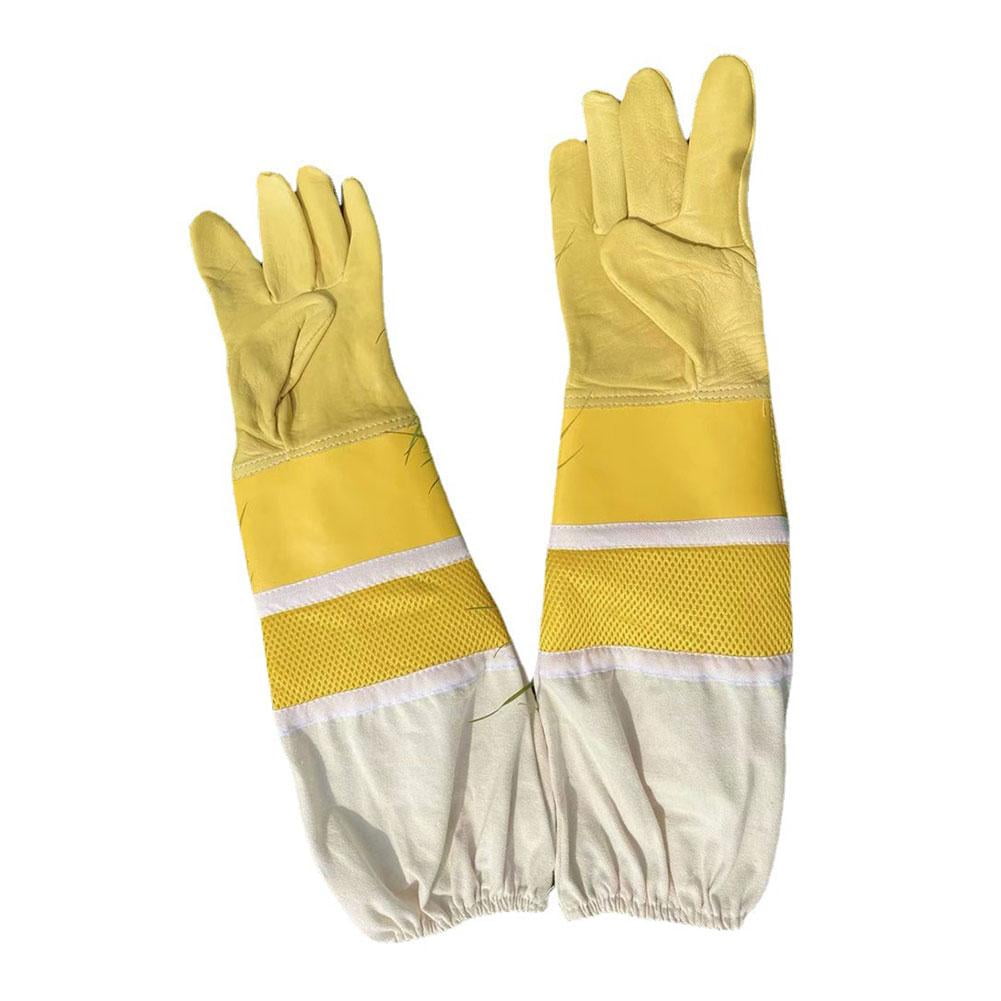 Beekeeping Gloves Protective Breathable Beestingresistant Beekeeping