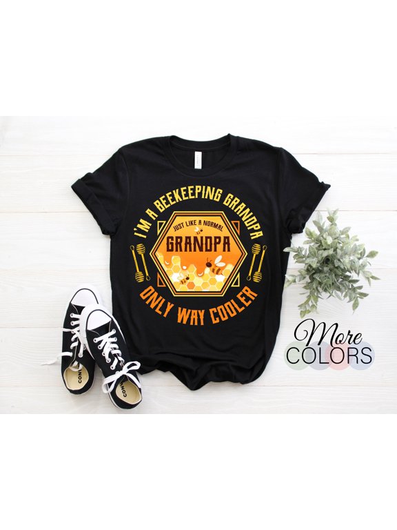 Beekeeping Grandpa T-Shirt, Beekeeper Gift, Bee Shirt, Save The Bees Shirt, Honey Bee Shirt, Bee Keeper Father's Day Dad Grandfather Present