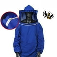 thumbnail image 1 of Beekeeping Jacket Smock Beekeeper Suit Veil Hat Full Body Protective Cover Hood, 1 of 6