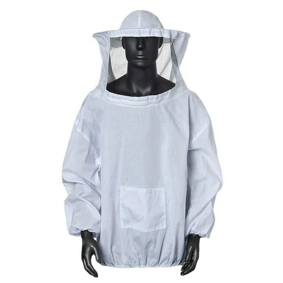 Beekeeping Protective Jacket Veil Dress Suit With Pull Hat Smock Equipment N X4J6
