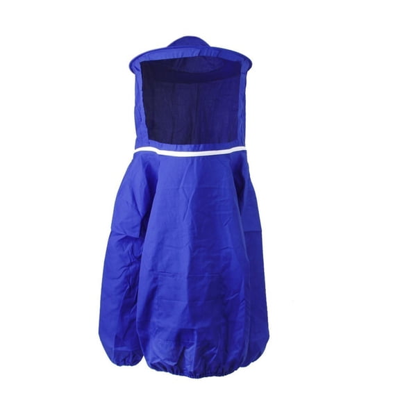 Beekeeping Protective Suit Blue Size Cuffs Waistband Strong Rings Round Design Visibility ,Comfortable and Sturdy