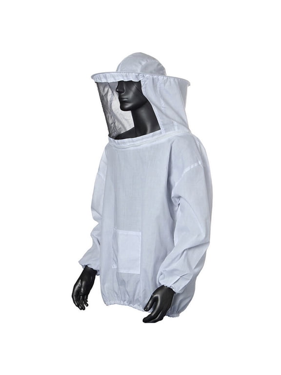 Beekeeping Suit, Bee Clothes of with Hat, Anti-Bee Bite Equipment, Farming Clothing Coverall Men Women, Outdoors Bucket Hat with Hidden Net Mesh, Beekeeper Equipment