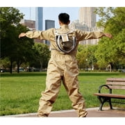 Beekeeping Suit Khaki Beekeeper Clothing Equipment Honeybee Overalls Accessories Apiculture Costume Tools Garden Supplies ,Easy to Operate