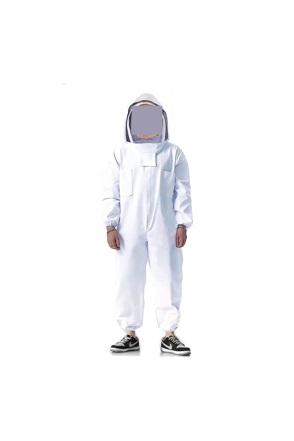 Beekeeping Suit arist Cotton For Men Women Protective ary Sting Proof With Fencing Veil Ventilated Hood ,Comprehensive Protection