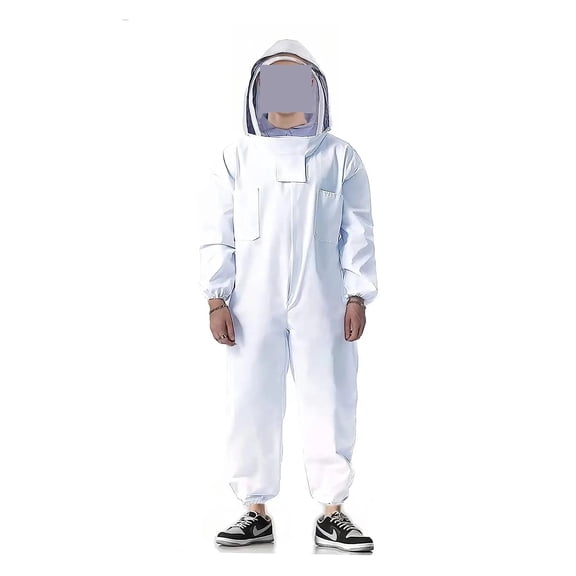 Beekeeping Suit arist Cotton For Men Women Protective ary Sting Proof With Fencing Veil Ventilated Hood ,Comprehensive Protection