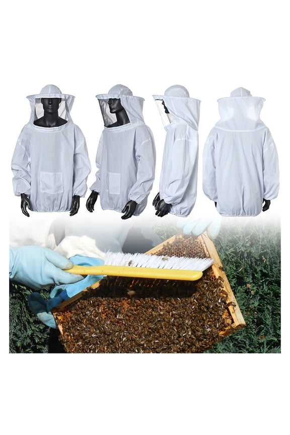 Beekeeping Suits Cotton Siamese Anti-Bee Suit for Women Mens ,Comprehensive Protection