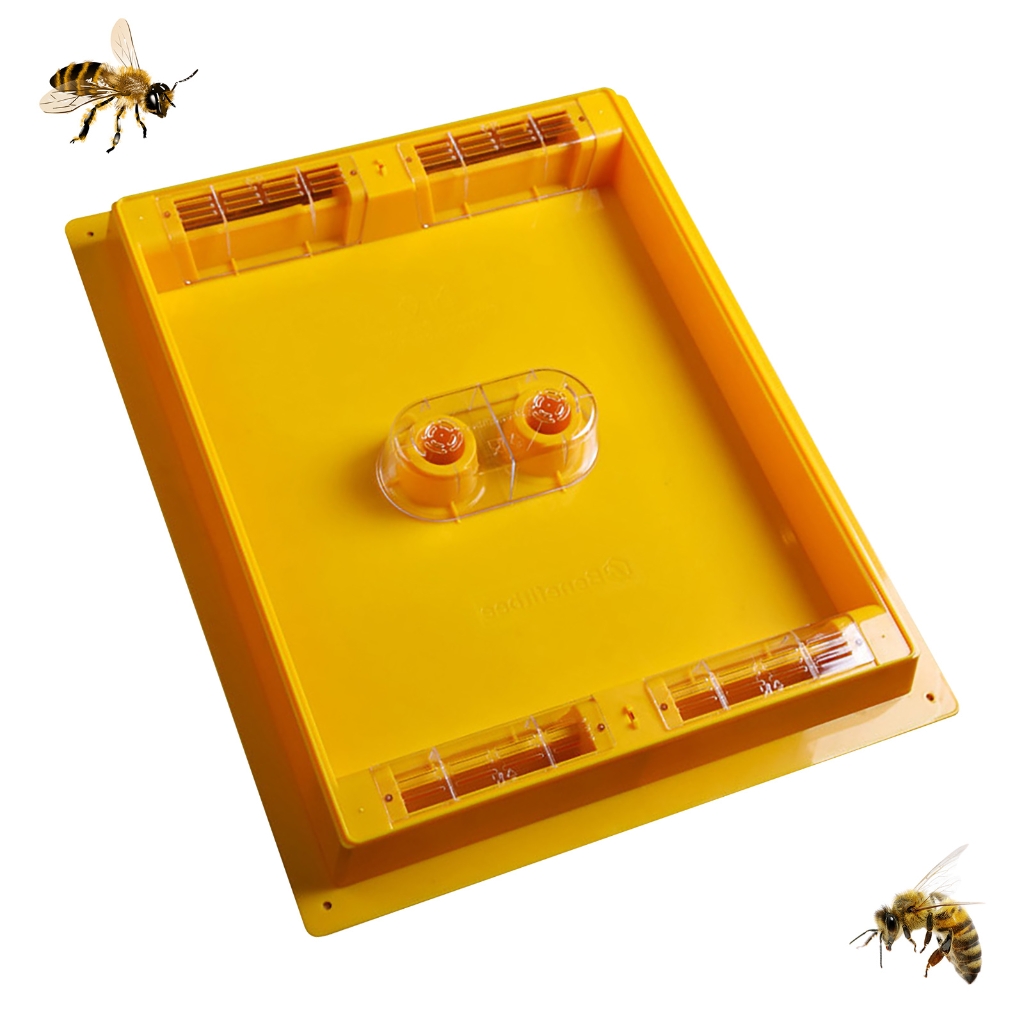 Photo inspiration: Feeding Schedule Notes For Hive Equipment Reference: Beekeeping Top Feeder Safe Push Up 6 Feeding Entrances Abs