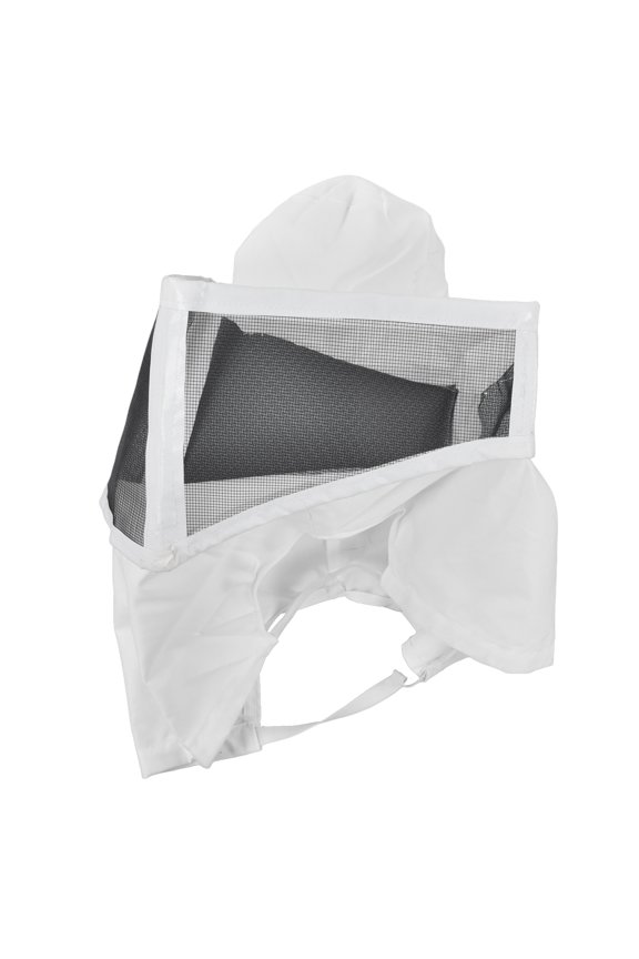 Beekeeping Veil Hat with Long Shoulder Straps Contraction Design Breathable Mesh White Edging Beekeeper Cowboy Hat for Beekeeping Hunting Hiking