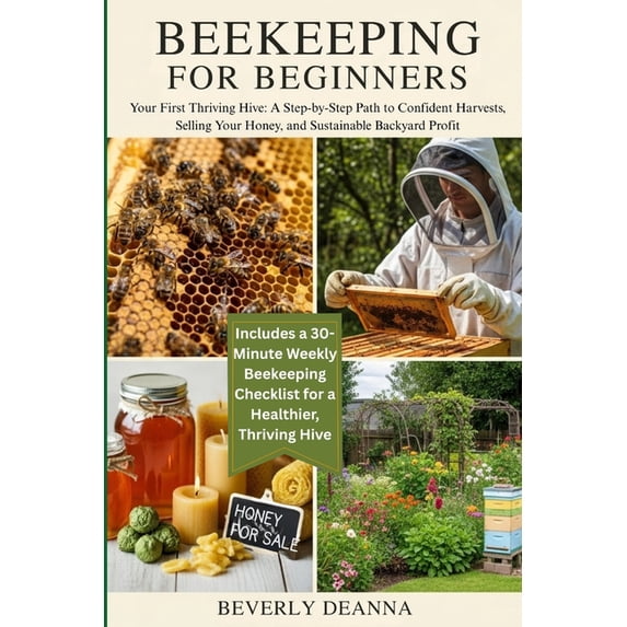 Beekeeping for Beginners: Your First Thriving Hive: A Step-by-Step Path to Confident Harvests, Selling Your Honey, and S, (Paperback)