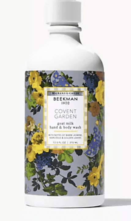 Beekman 1802 Covent Garden Goat Milk Hand & Body Wash 12.5 oz – Nourishing Cleansing Wash for Soft, Hydrated Skin