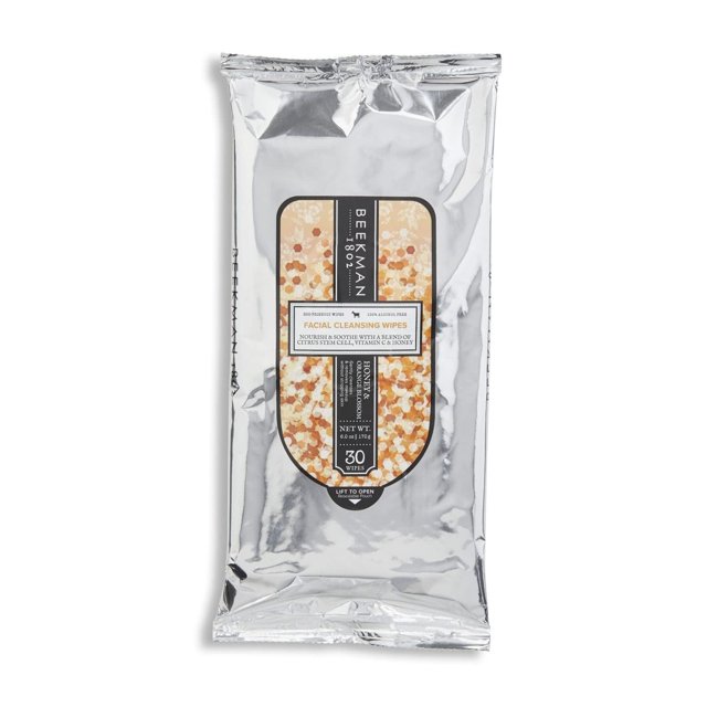 Beekman 1802 Face & Body Wipes, Honey & Orange Blossom Scented 30