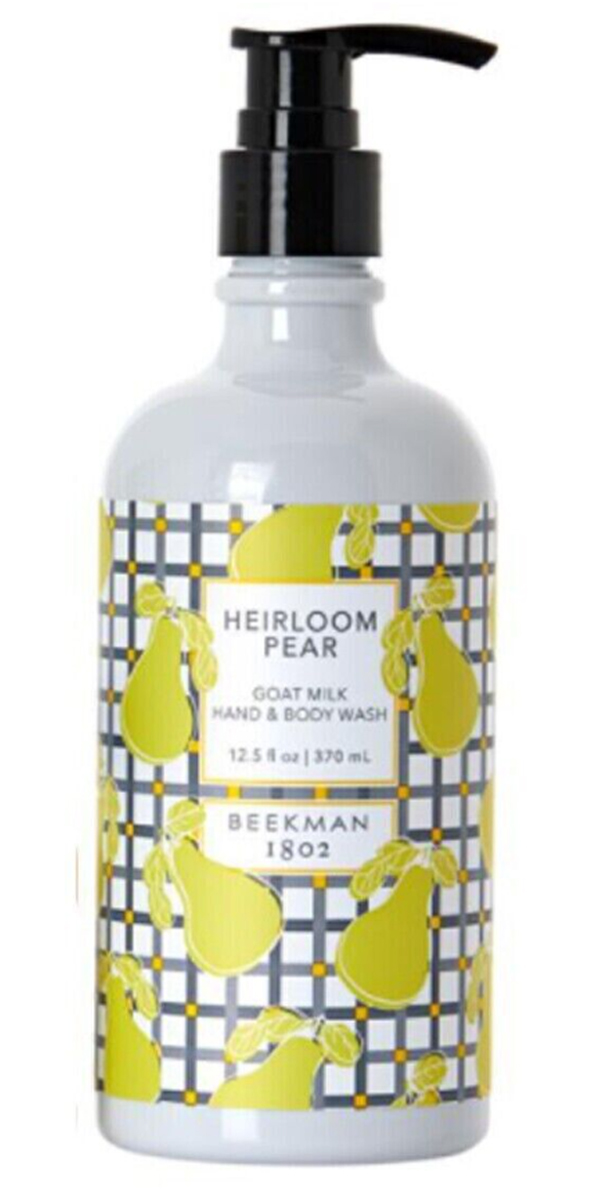 Beekman 1802 Goat Milk Hand and Body Wash 12.5 oz Heirloom Pear