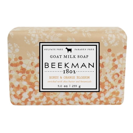 Beekman 1802 Goat Milk Soap HONEY & ORANGE BLOSSOM 9.0 oz Bar