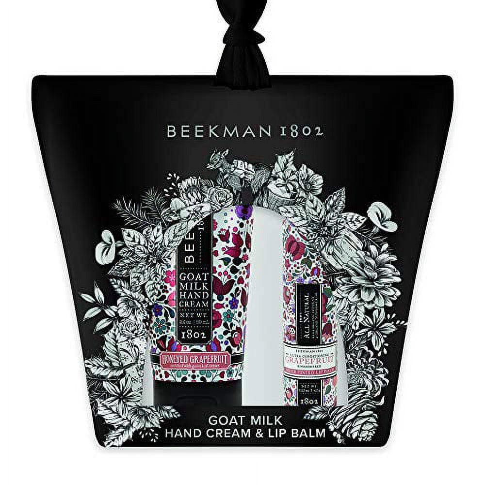 Beekman 1802 Hand Cream and Lip Balm Gift Set Honey Grapefruit