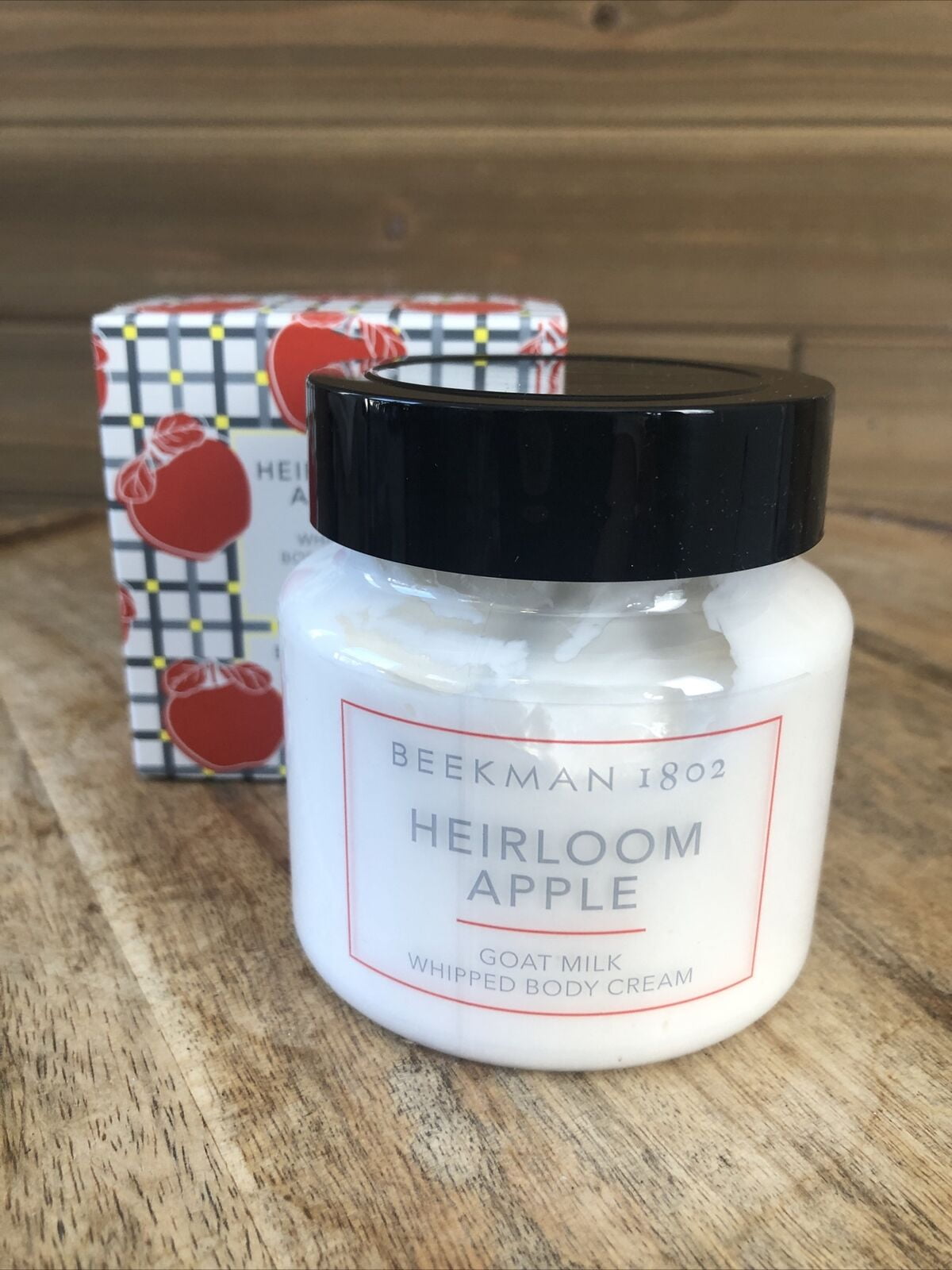 Beekman 1802 Heirloom Apple goat milk whipped body cream 8 OZ