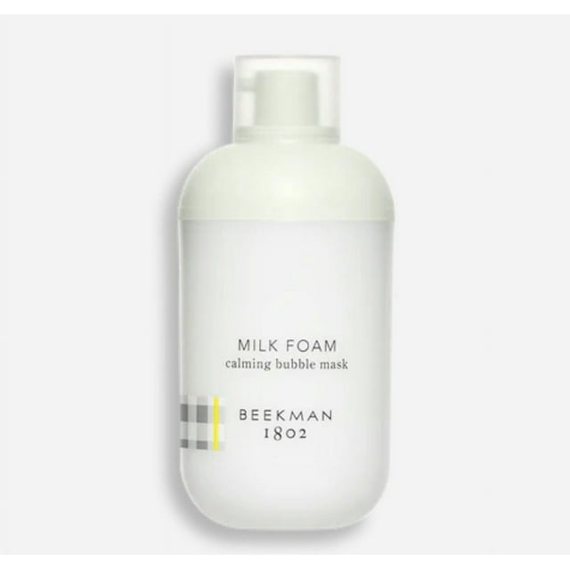 Beekman 1802 - Milk Foam Calming Bubble Mask - Oxygen Mask to Boost Circulation & Collagen Production - Hydrating Face Mask for Uneven Skin Tone, Redness Corrector & Sensitive Skin - 1.69 oz