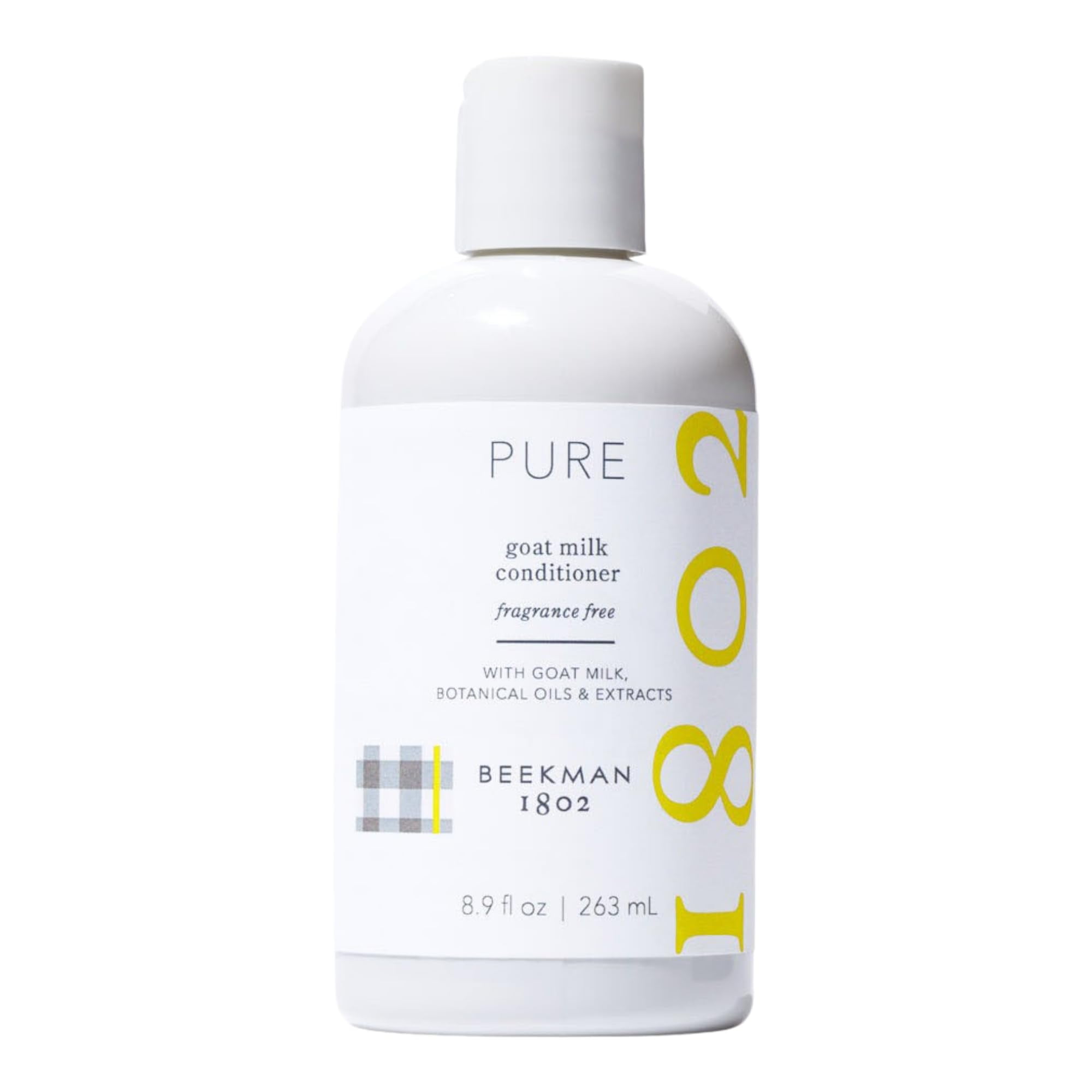 Beekman 1802 - Moisturizing Conditioner - Pure Goat Milk - Fragrance-Free Goat Milk Hair Conditioner For Dry Hair - Naturally Rich in Lactic Acid & Vitamins - Cruelty-Free Goat Milk Hair Care - 8.9oz