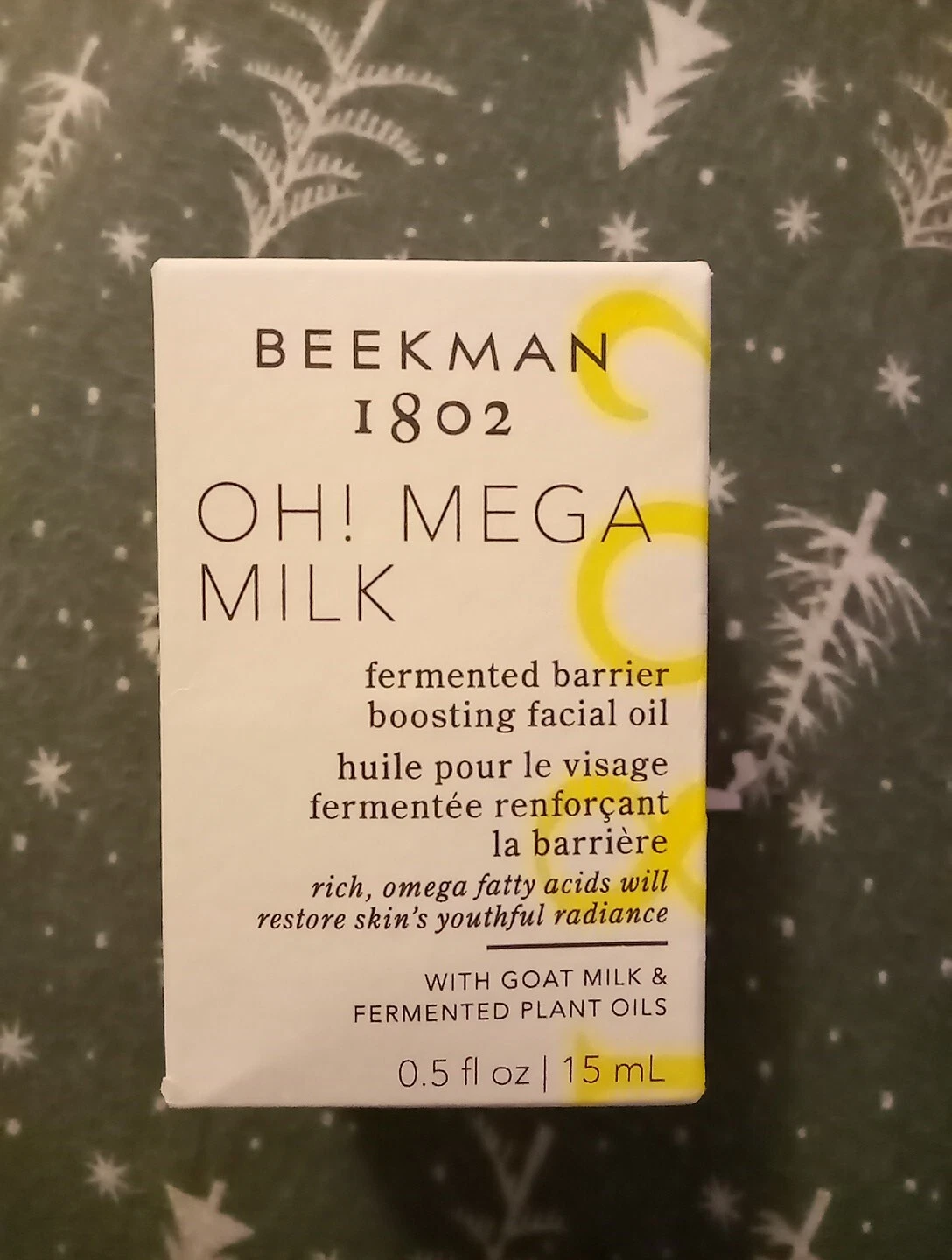 Beekman 1802 Oh Mega Milk Facial Oil - Hydrating Vitamin C & Niacinamide Serum 1 oz