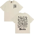 thumbnail image 1 of Beele 2025 Borondo Tour Merch Unisex Oversized Cotton Printed Short Sleeve T-Shirt - Retro Hip Hop Casual Streetwear, 1 of 5