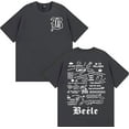 thumbnail image 1 of Beele 2025 Borondo Tour Merch Unisex Oversized Cotton Printed Short Sleeve T-Shirt - Retro Hip Hop Casual Streetwear, 1 of 5
