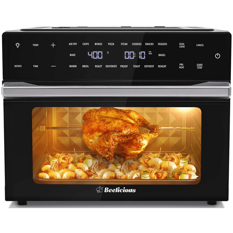 https://i5.walmartimages.com/seo/Beelicious-32QT-Extra-Large-Air-Fryer-Toaster-Ovens-Pro-Rotisserie-Dehydrator-Smart-Digital-Oven-Combo-Countertop-Convection-Oven-6-Accessories-1800w_eaf2c52e-36cf-4cb8-a5d5-570d782d7429.54b973af52157b86ba4b2f83363a7d01.png?odnHeight=768&odnWidth=768&odnBg=FFFFFF
