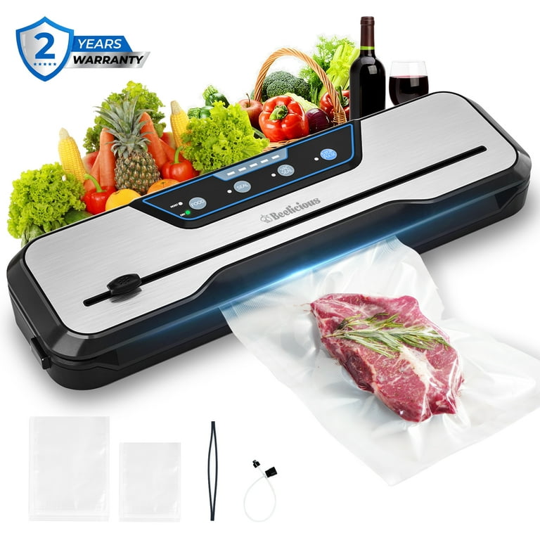 Tabletop Vacuum Sealer with Integrated Cutter