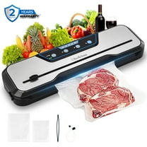 NutriChef Vacuum Sealer Machine - 350W Commercial 8L Chamber Type Automatic  Food Sealer System Air Seal Machine Meat Packing Sealing Storage