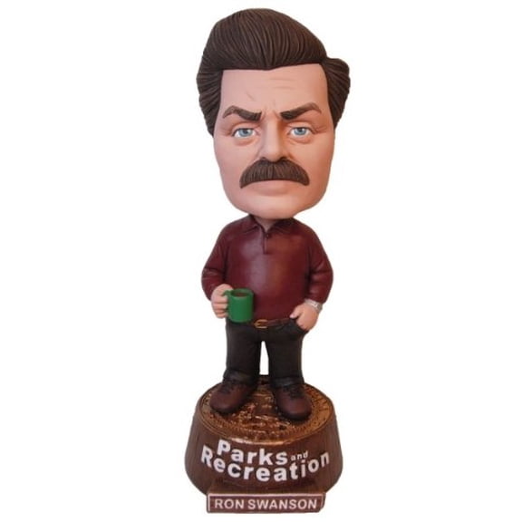 Beeline Creative Parks and Recreation Ron Swanson Collectible Bobblehead
