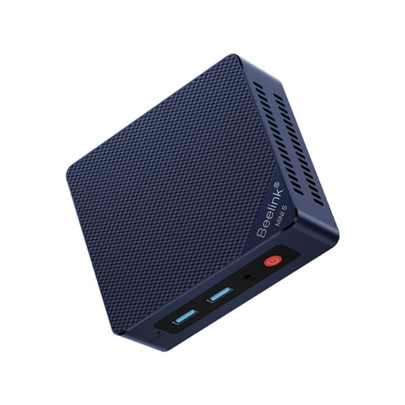 Beelink Mini PC, Mini S12 Intel 12th Gen 4-Core N95(up to 3.4GHz), Mini Computer 16GB DDR4 RAM 500GB SSD, Desktop PC Dual HDMI 4K UHD/2.5GBps/Dual WiFi5/BT4.2/HTPC/W11 Home