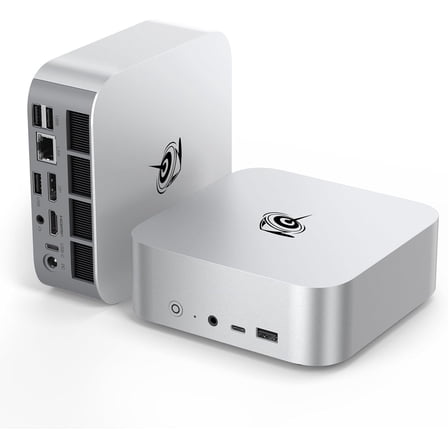 Beelink SER9 Mini Desktop, AMD Ryzen 7 H 255 8-Core up to 4.9 GHz, 32 GB LPDDR5X, 1 TB PCIe 4.0 SSD, Radeon 780M, 4K@240Hz Triple Display, 2.5 G LAN, Wi-Fi 6, BT 5.2 Office/Home/Gaming PC