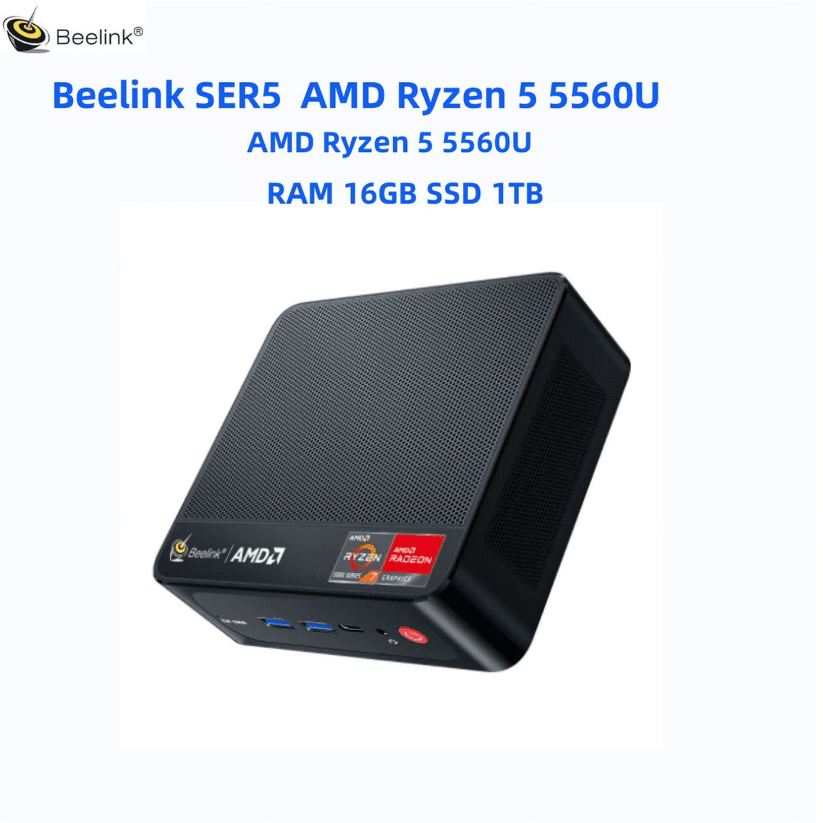 Beelink Ser5 5560U Mini PC -AMD Ryzen™ 5 5560U (Up to 4.0GHz 
