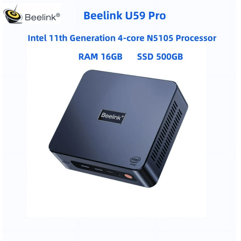 Beelink Mini Desktop Computer U59PRO Mini PC IntelN5105 RAM