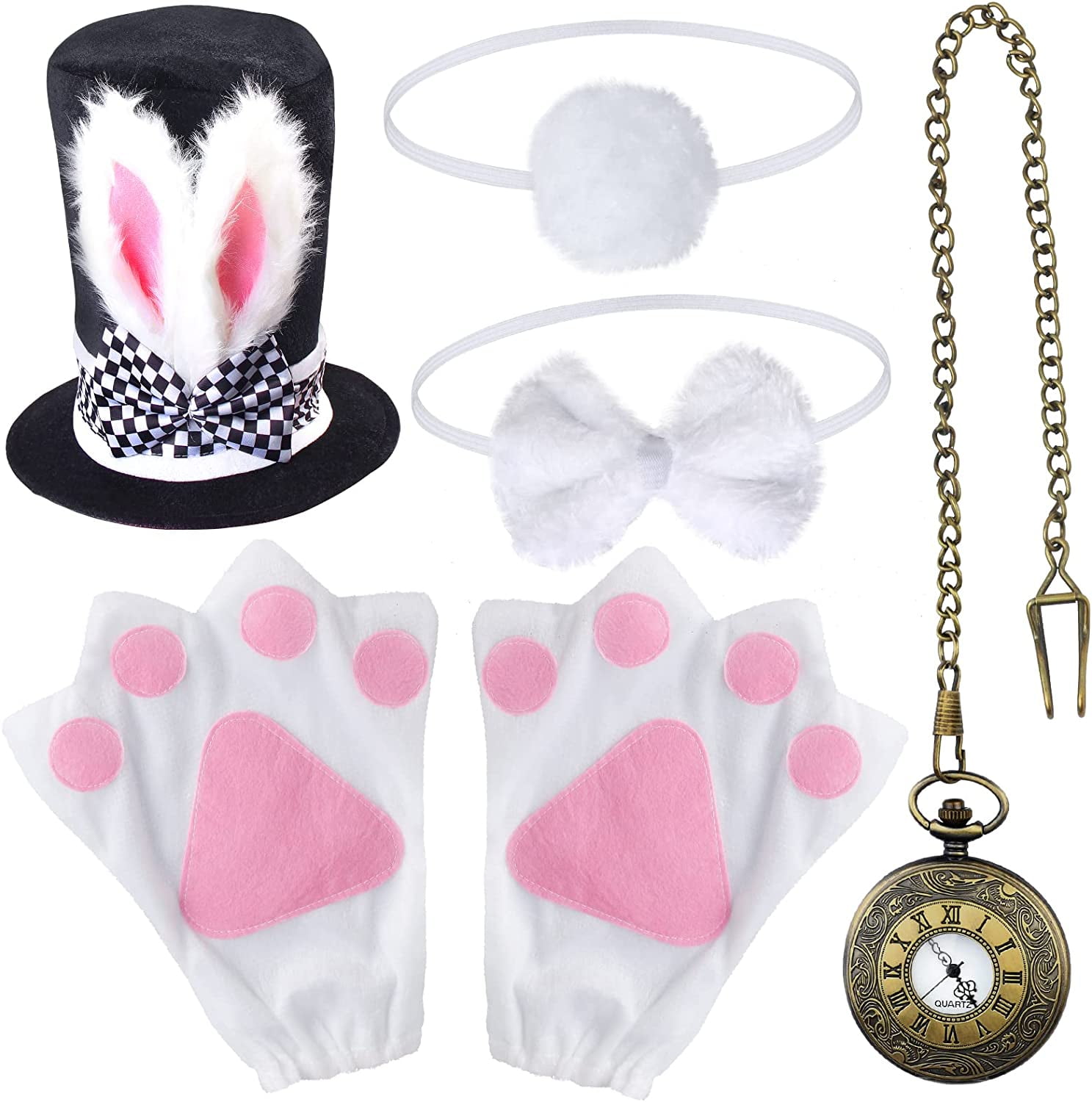 Brybelly Wonderland Rabbit Costume Accessory Kit