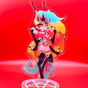 Beelzebub Helluva Boss Acrylic Standee with Round Base, Fan Art Character Desk Decor Display