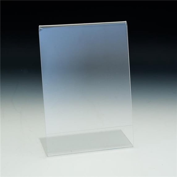 Beemak Plastics AHS A 11X17 11 x 17 in. Acrylic Sign Holder Frame Slant Back Table Tent