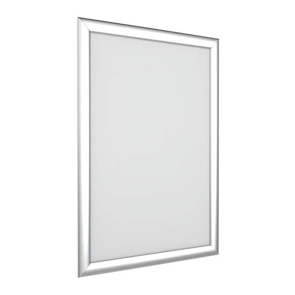 Beemak Plastics WF-1117SP 11 x 17 in. Plastic Snap Frame Wall Mount, Silver