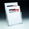 thumbnail image 1 of Beemak Plastics TK 8.5-2 DCI 8.5 x 11 in & 4 x 9 in. 2 Tier Countertop & Wall Mount Brochure Holder For Literature, Clear, 1 of 1