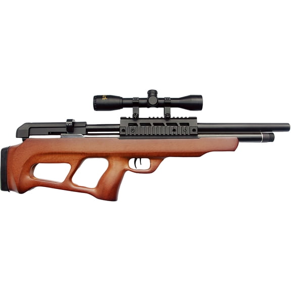 Beeman PCP Underlever 177 Caliber Pellet Air Rifle Wood with Scope
