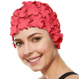 6pcs Silicone Swimming Cap, Waterproof Unisex No-Slip Swimming Hat for  Adults Woman and Men One Size Hat
