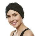 thumbnail image 1 of Beemo Soft Terry Cloth Turban Head Cover Hats for Adult Female - Black, 1 of 7