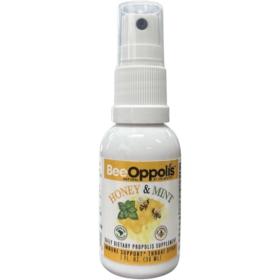 Beeoppolis Sinus Relief Liquid for Allergy with Organic Ingredients, Alcohol-Free Ingredients, 1 oz