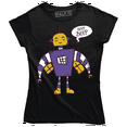 thumbnail image 1 of Beep Beep Funny Cartoon Robot Graphic Design Women's T-Shirt, 1 of 4