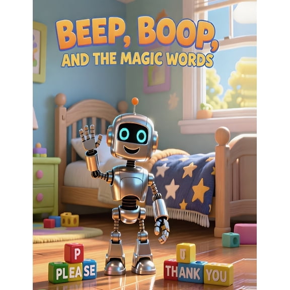 Beep, Boop, and the Magic Words, (Paperback)