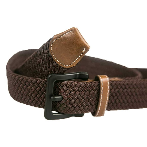 ® 1 3/8” 35MM Brown Nylon Belt | Size 45-49 | Airport Security Checkpoint Friendly | Metal Free | Nickel Free | Hypoallergenic | TSA-Friendly | Metal Detection Friendly