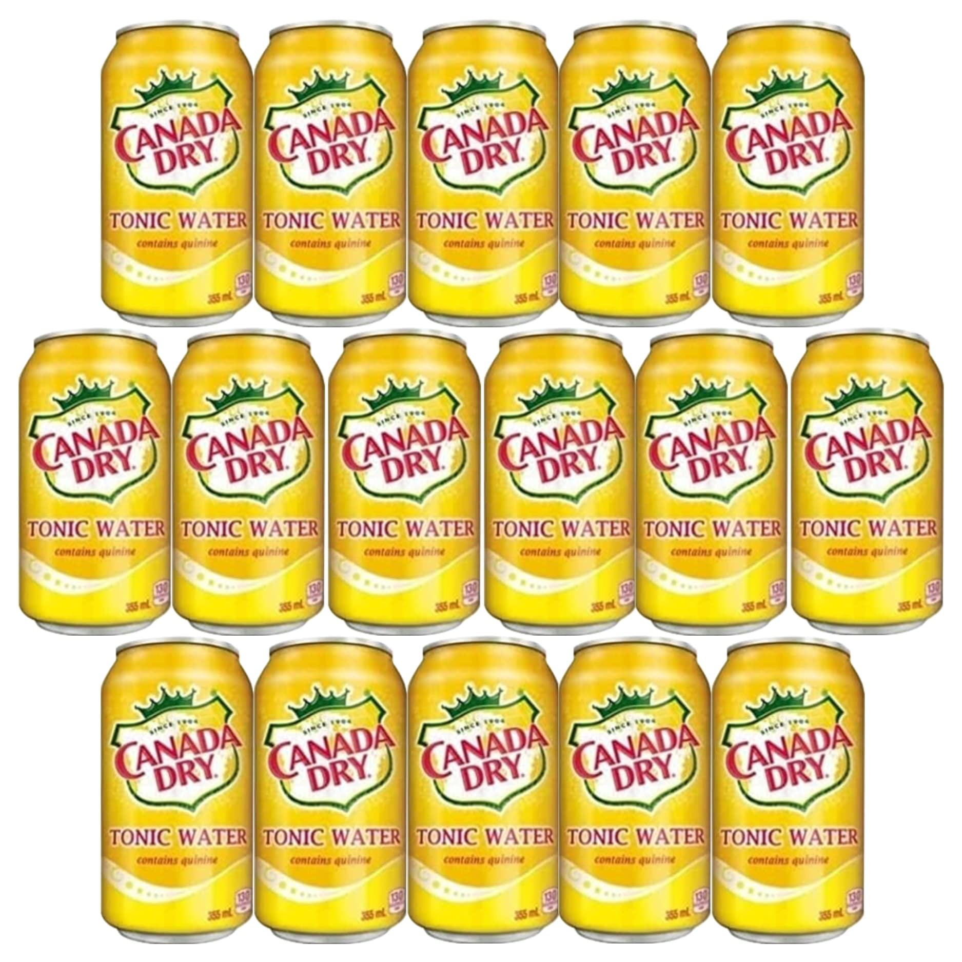 Beeq Canada Dry Tonic Water, 12 Fl Oz, 16 Cans